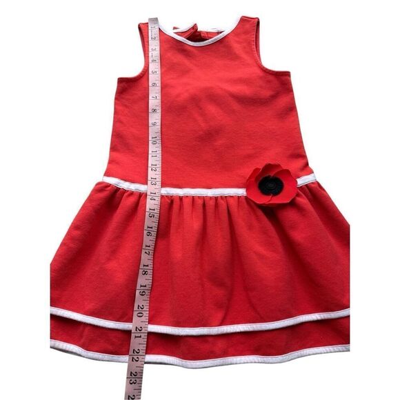 Janie And Jack Dropwaist Poppy Dress Size 4T - Picture 8 of 8